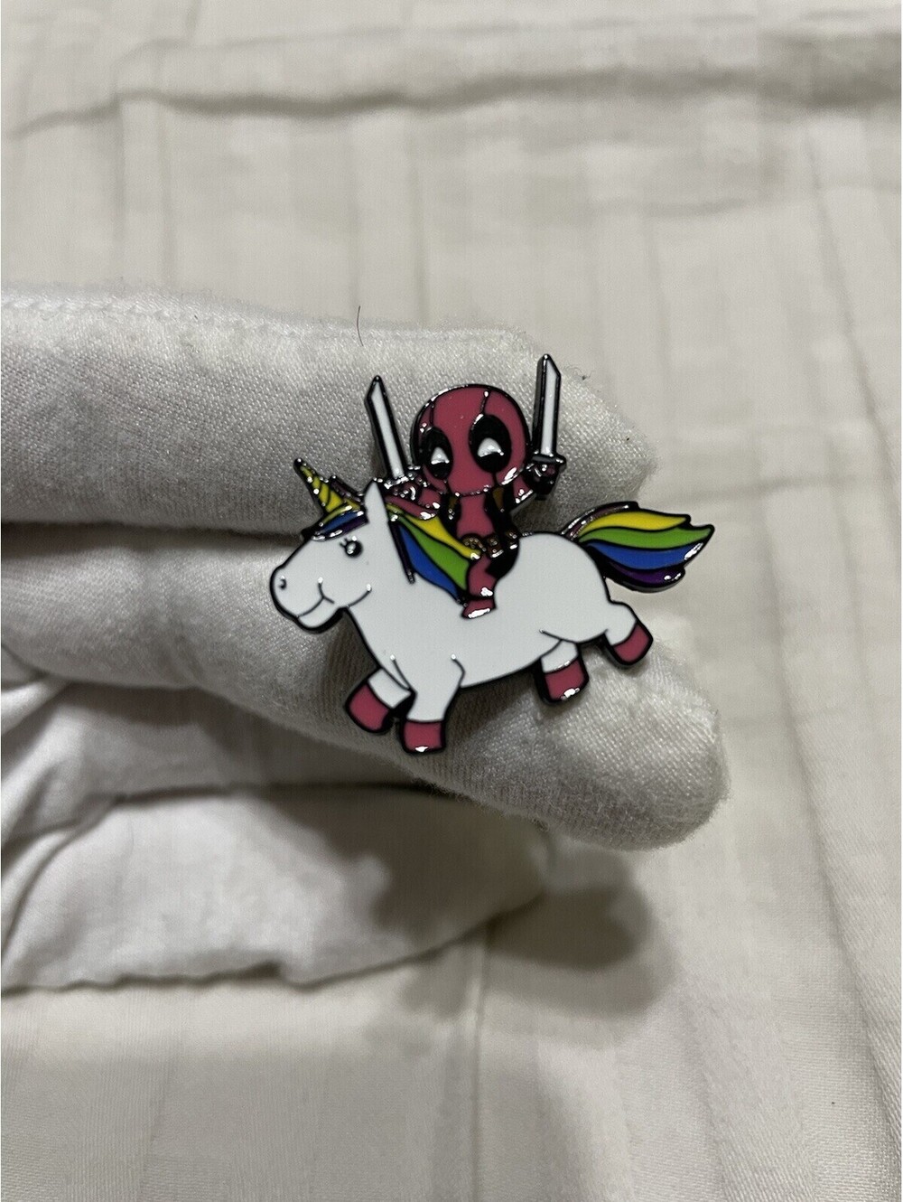 Deadpool enamel pin brooch anime cartoon cute